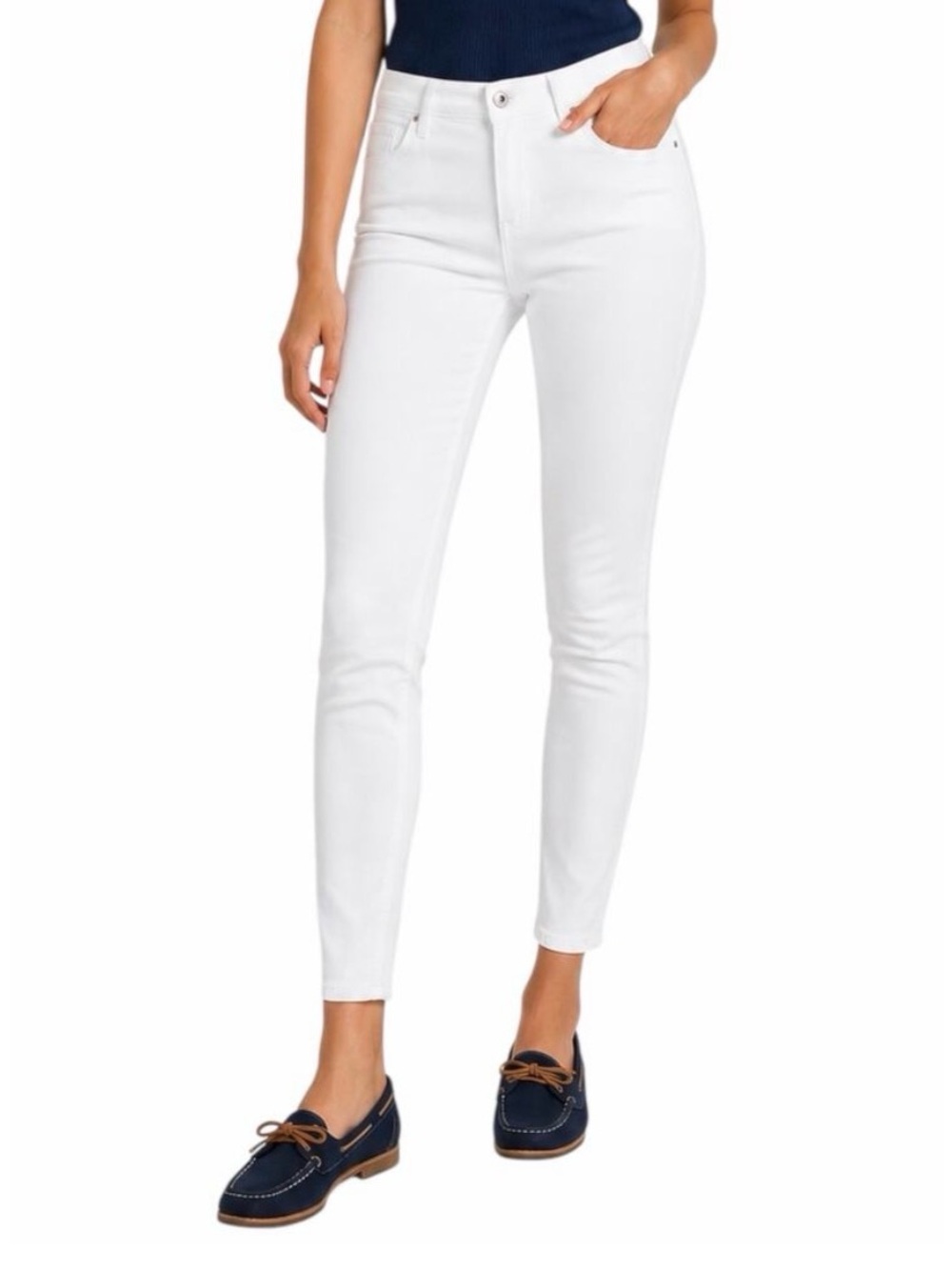Current/Elliott The Stiletto Jean in Clean White Sz 24 NWT